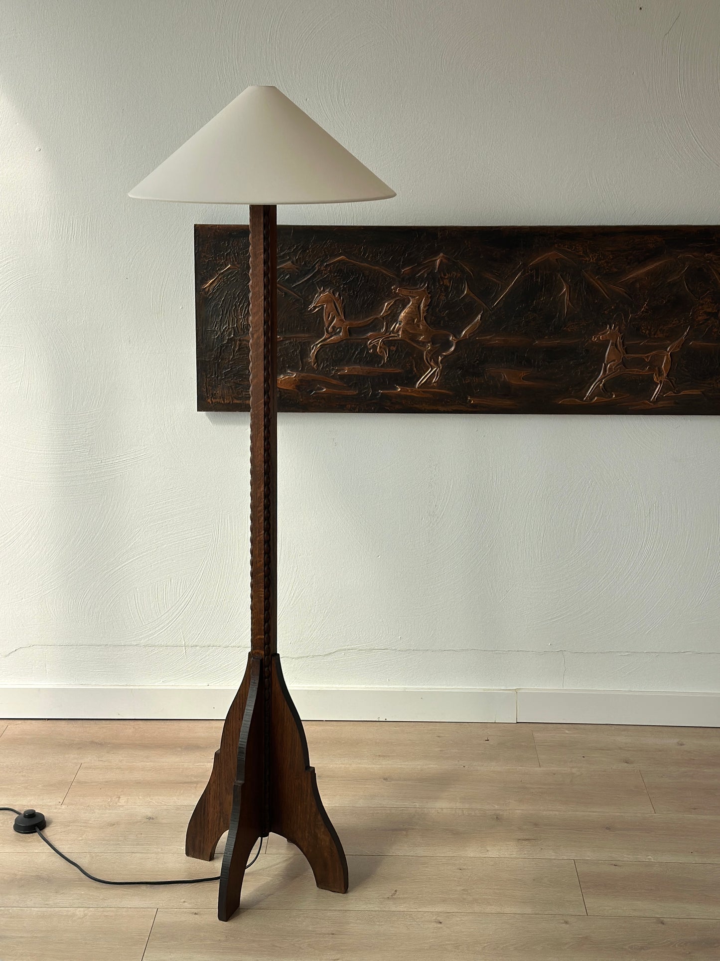 Art Deco Amsterdam School Floor Lamp