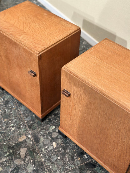Pair of Dutch Art Deco Nightstands