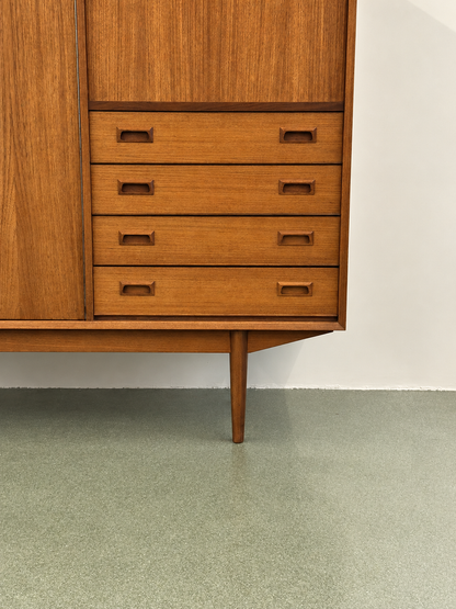 Mid-Century Teak Highboard, 1960s