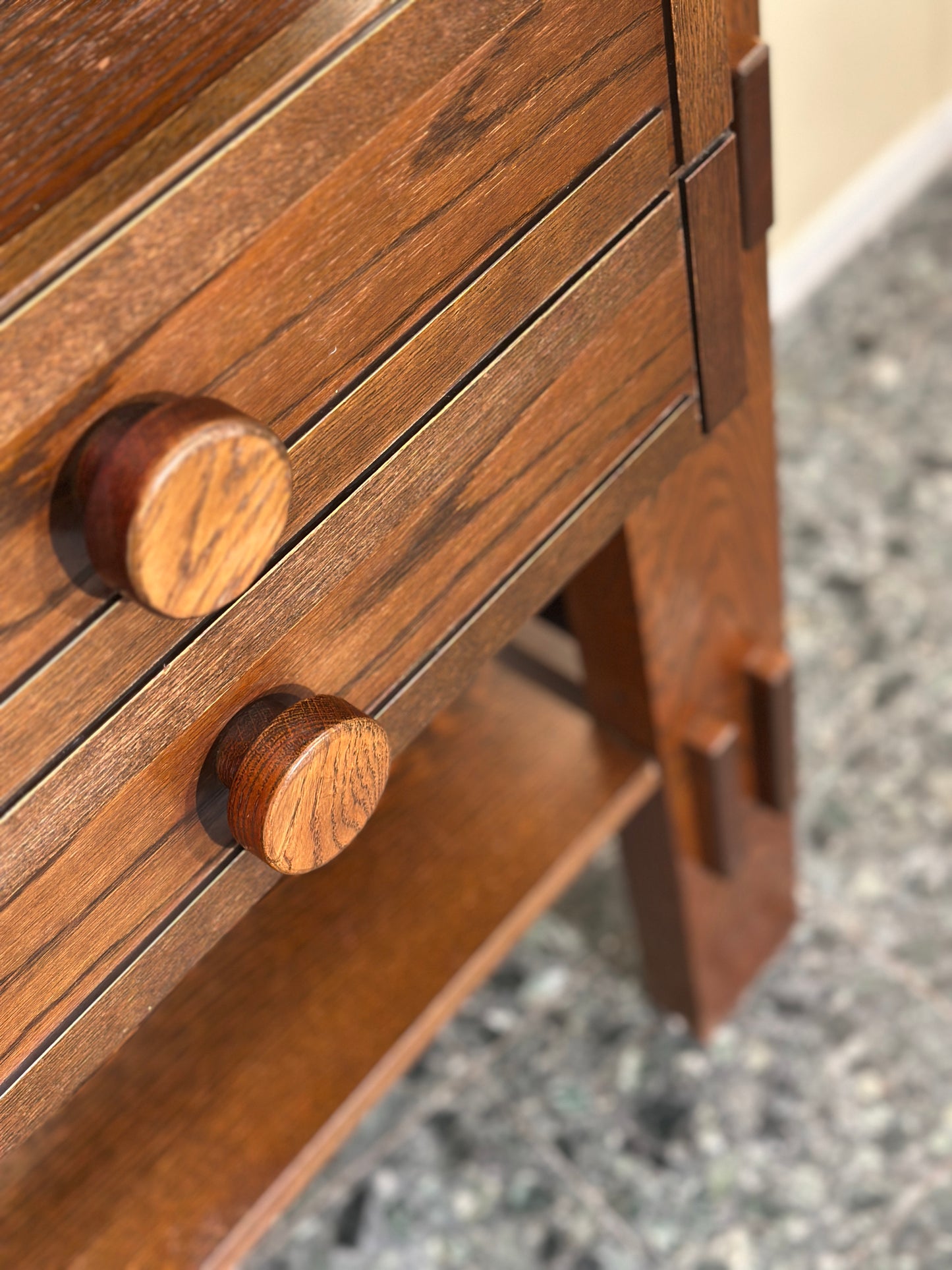 Architectural Brutalist Cabinet