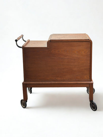 French cocktail cabinet / serving bar trolley
