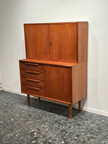 Midcentury Highboard in Teak - Lattico
