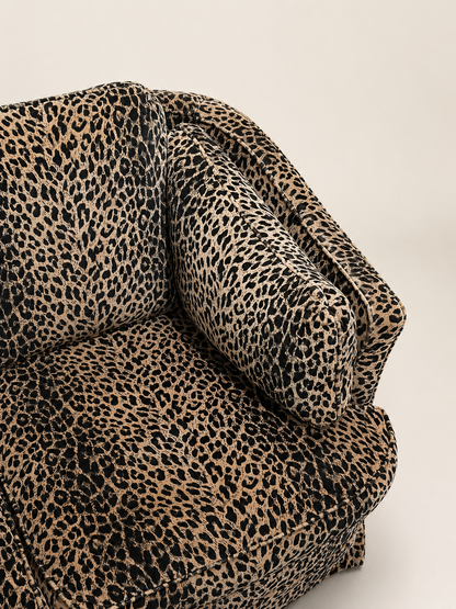 Italian Vintage Leopard Sofa