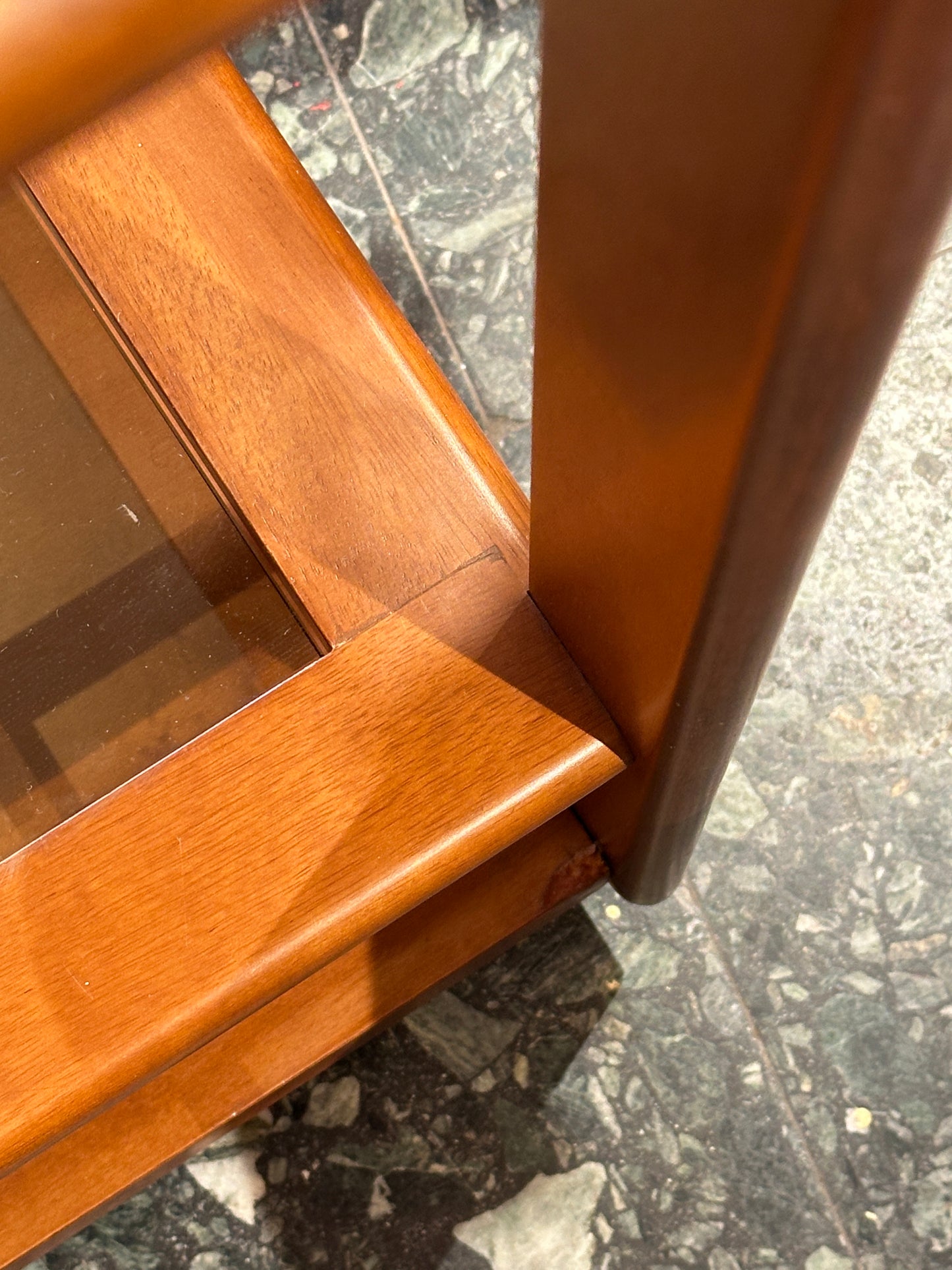 Solid Teak Italian Bar Cart