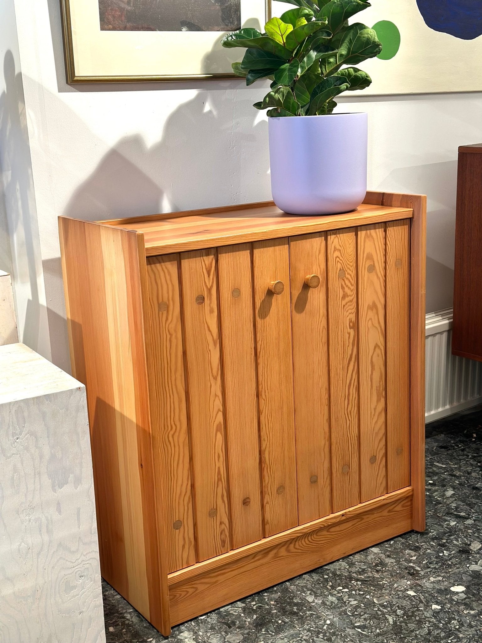 Vintage Karl Anderson & Söner Pinewood Cabinet - Lattico