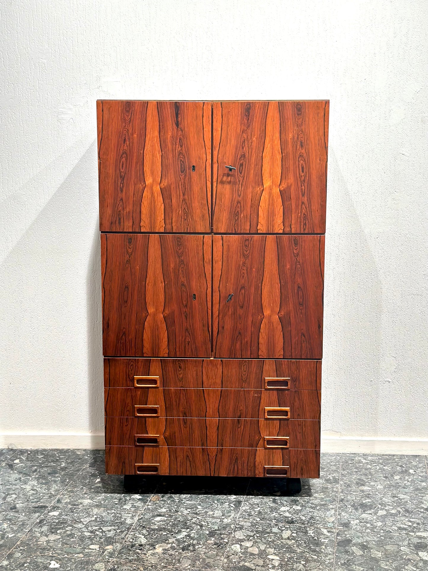 Vintage 1960’s RosewoodWall Unit by Musterring