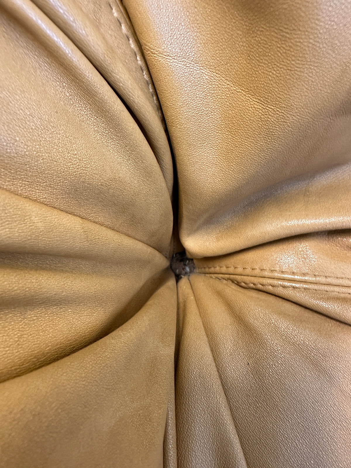 Pair of Brutalist Leather Lounge Chairs, 1960’s