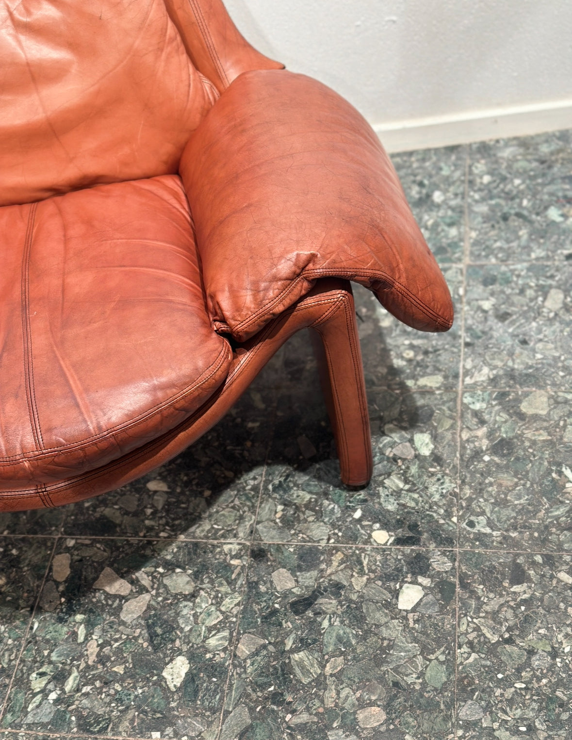 Vintage Saporiti P60 Lounge Chair by Vittorio Introini