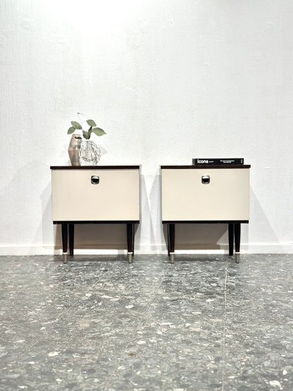 Set Vintage '70s Retro Nightstands - Lattico