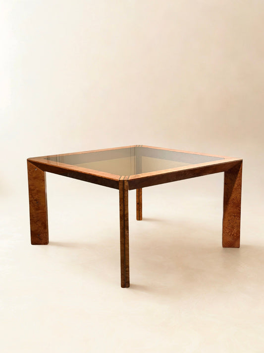 Italian Burlwood Dining Table