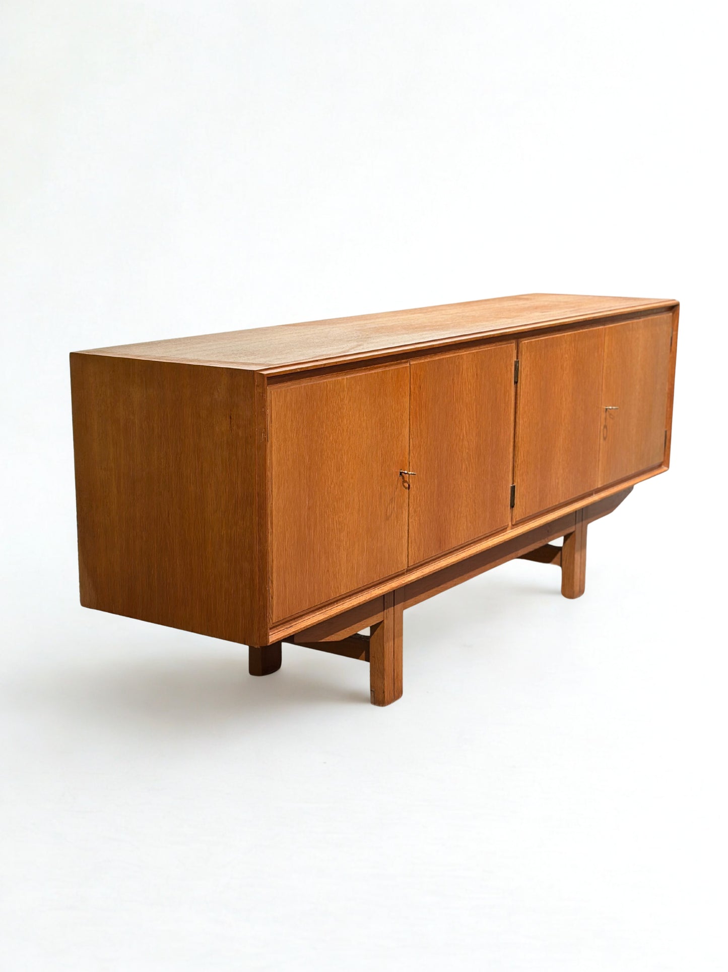 Midcentury Minimal Oak Sideboard