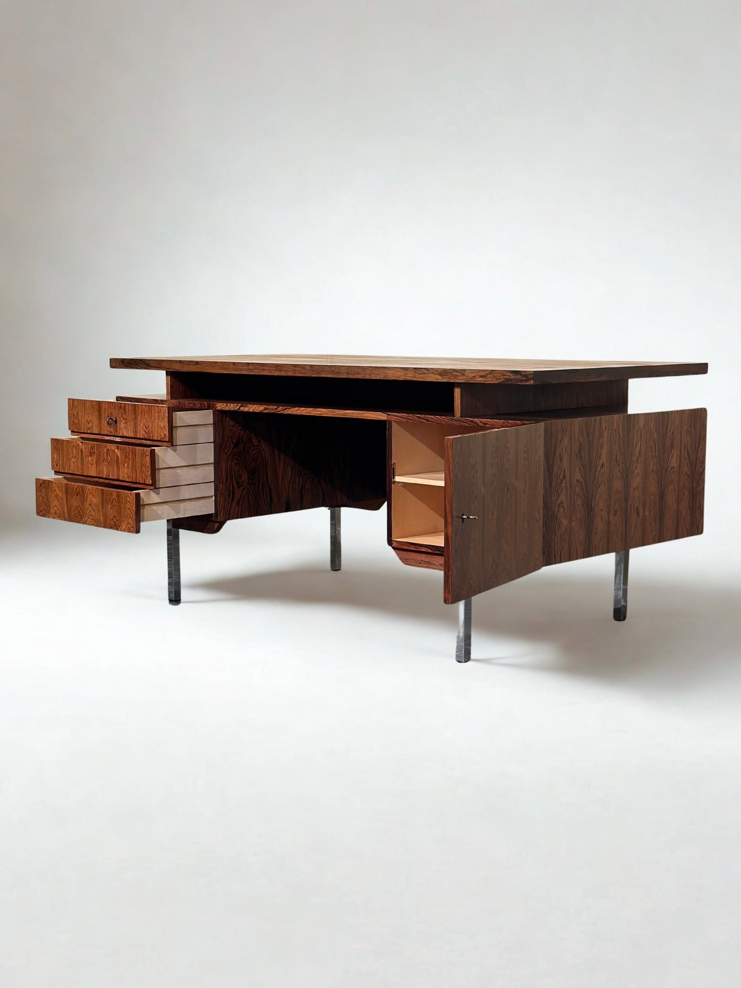 Lübke Rosewood Freestanding Executive Desk