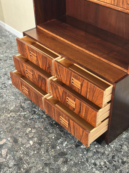 Rosewood Highboard Bookcase