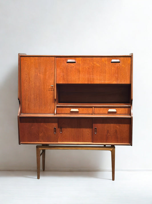 Vintage Teak Midcentury Highboard