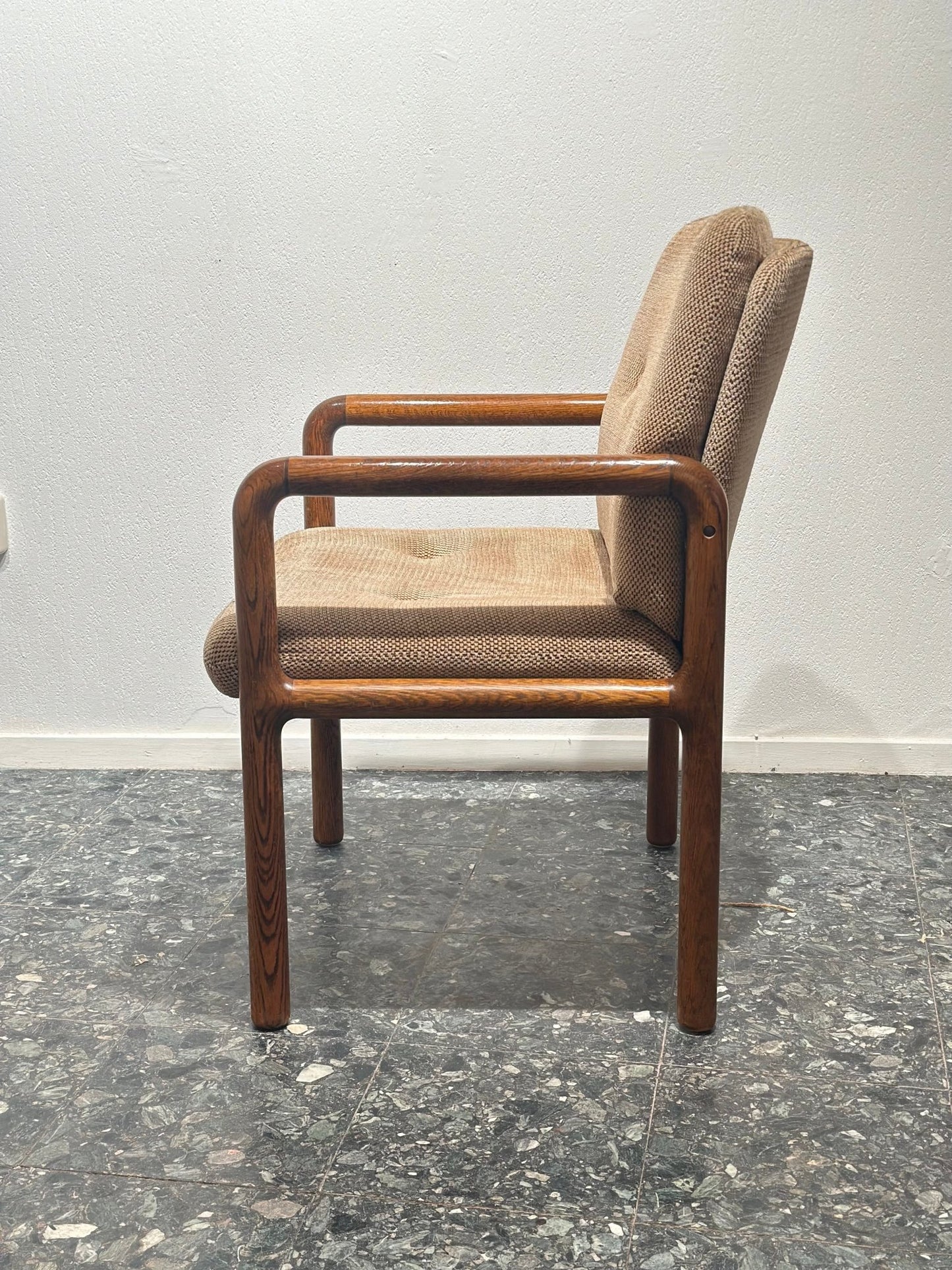Set of 5 Vintage Dining Chairs – Solid Pine, Organic Design - Lattico
