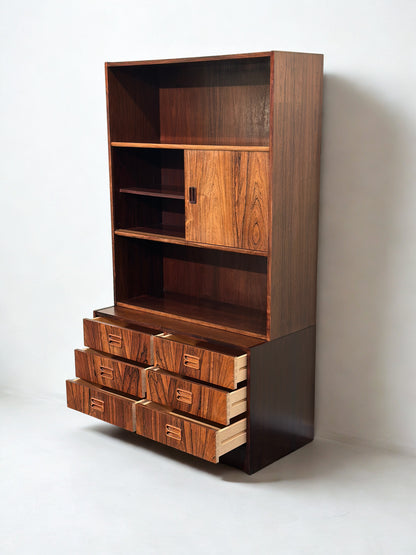Rosewood Highboard Bookcase