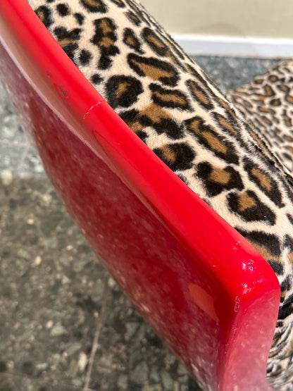 Set Italian Postmodern Leopard Lounge Chairs – 1980