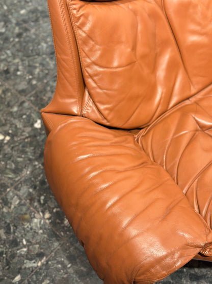 Vintage Saporiti P60 Lounge Chair by Vittorio Introini