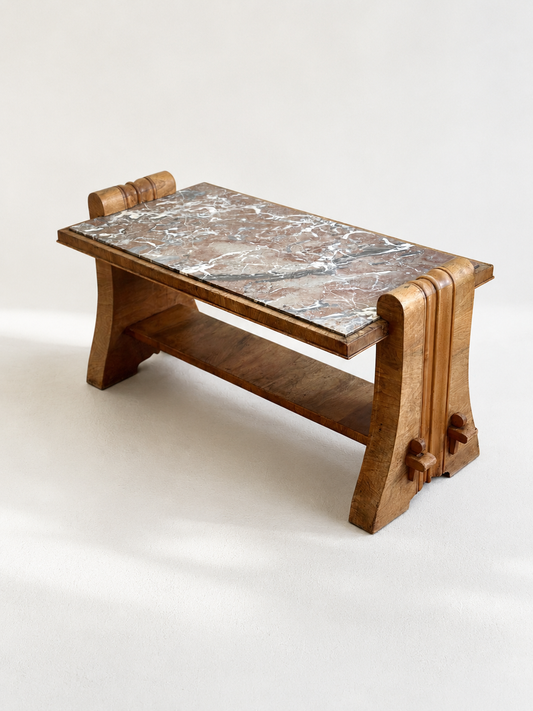 Art Deco Marble Coffee Table