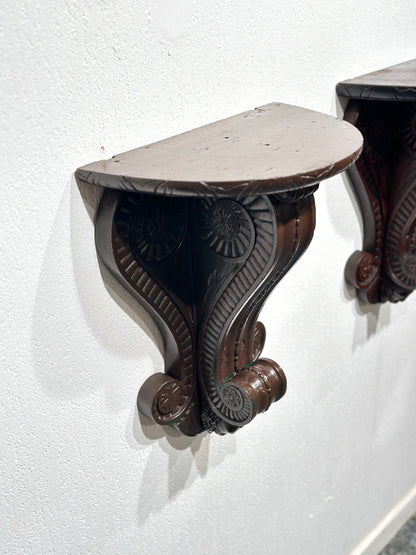 Set of 2 Antique Spanish Wall Consoles