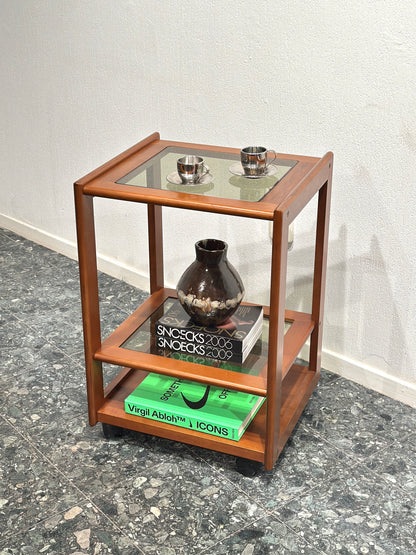 Solid Teak Italian Bar Cart