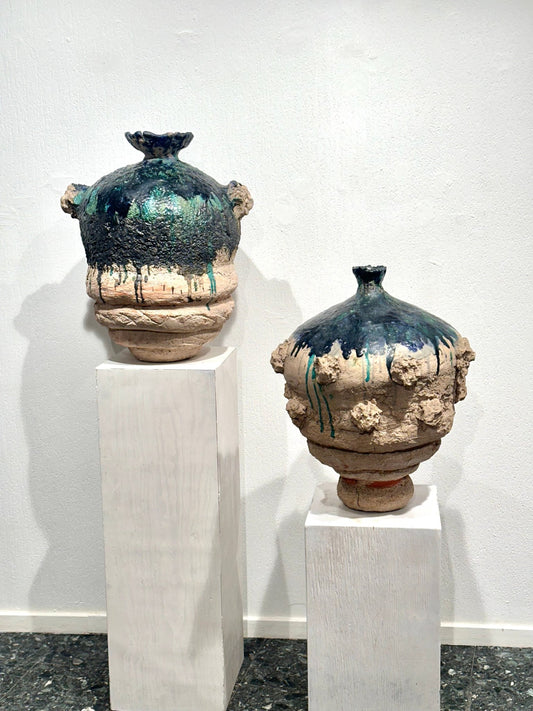 Handmade Sculptural Ceramic Vessels - Lattico