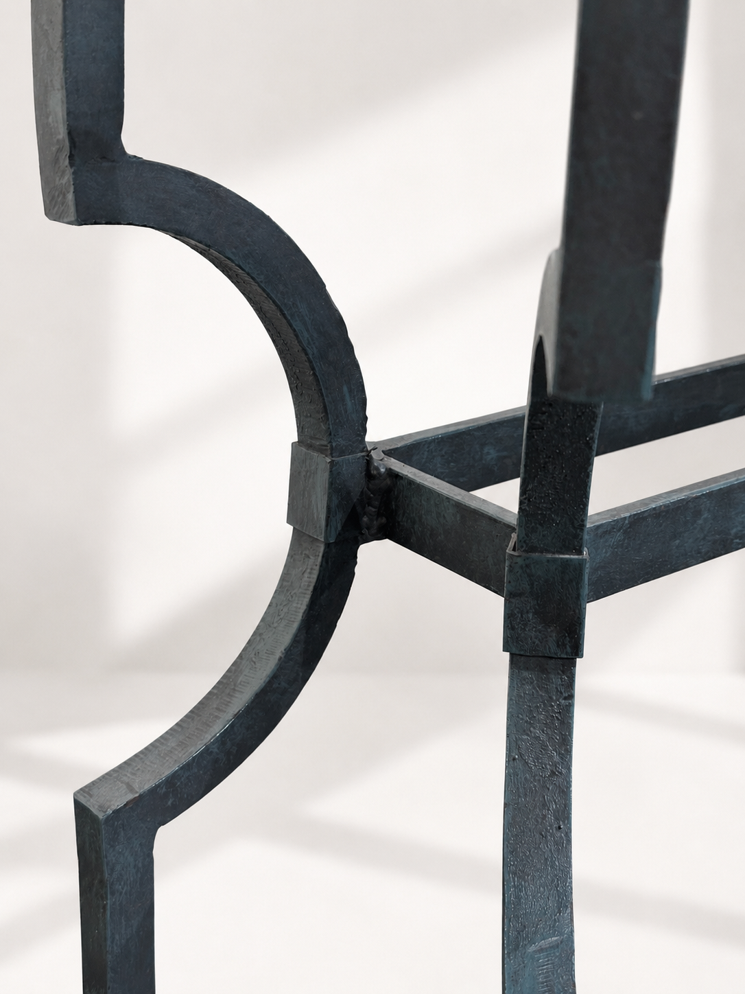 Forged Iron Neoclassical Console Table, Italy 1950’s