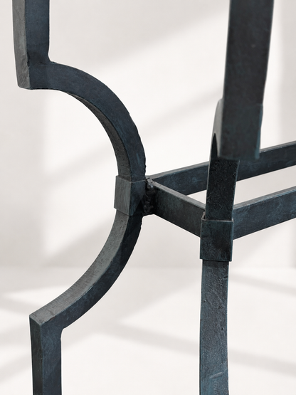 Forged Iron Neoclassical Console Table, Italy 1950’s