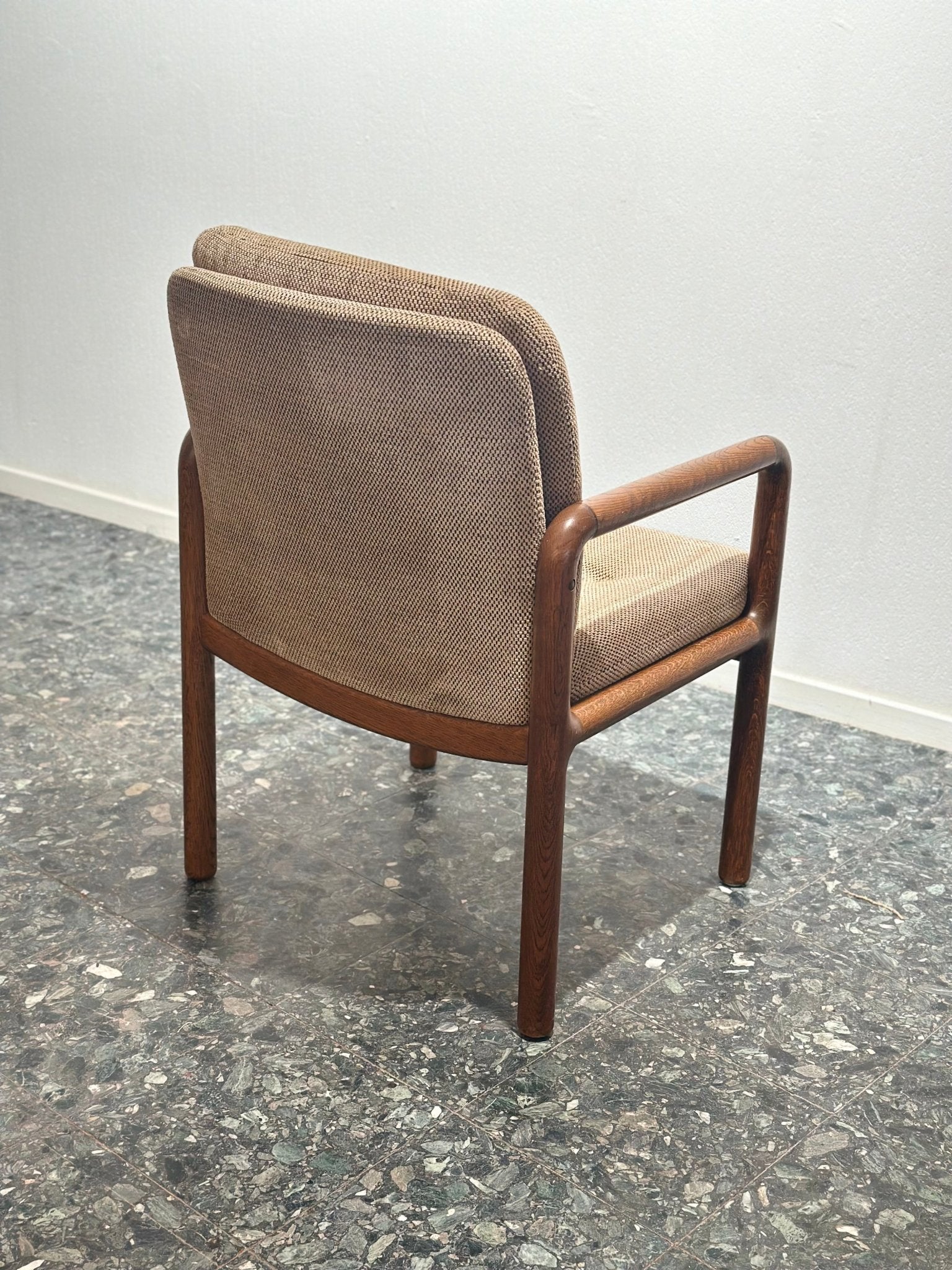 Set of 5 Vintage Dining Chairs – Solid Pine, Organic Design - Lattico