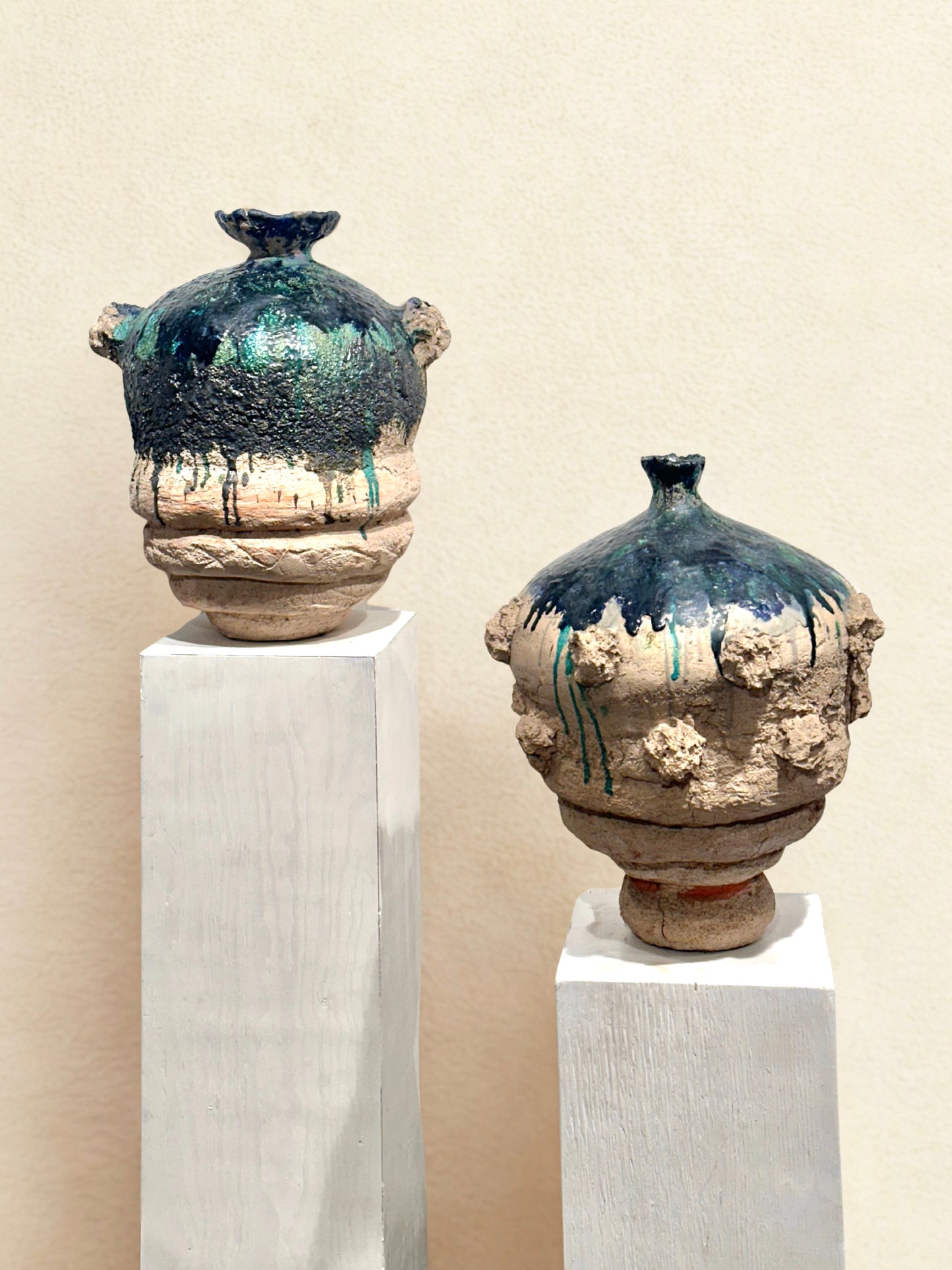 Handmade Midcentury Sculptural Ceramic Vessels