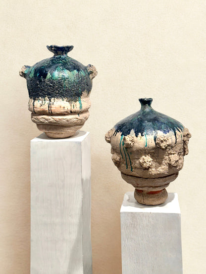 Handmade Midcentury Sculptural Ceramic Vessels