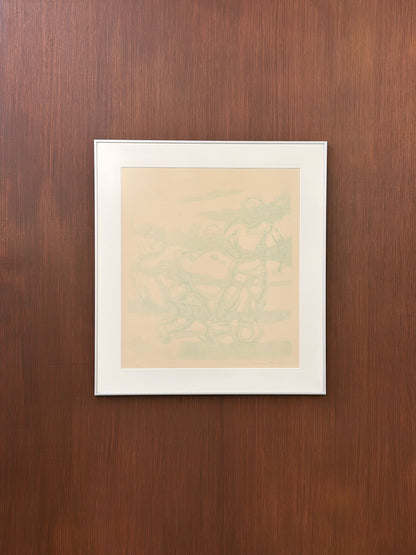 Abstract Lithograph by Harry Storms