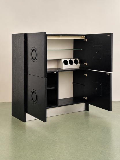 Brutalist Bar Cabinet, 1970’s