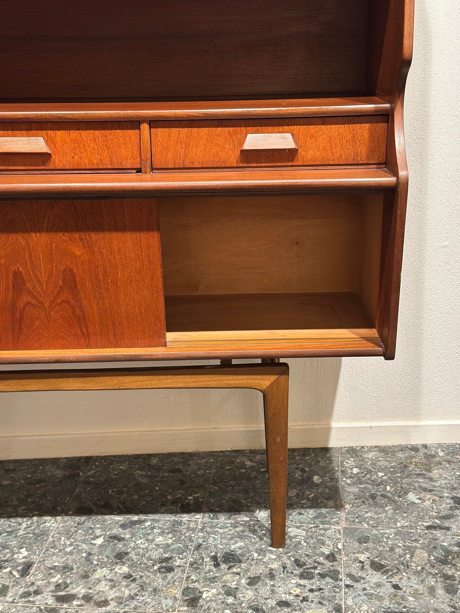 Vintage Teak Midcentury Highboard - Lattico