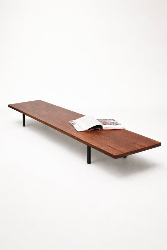 XL Rosewood Bench / Coffee Table – Mid-Century Modern