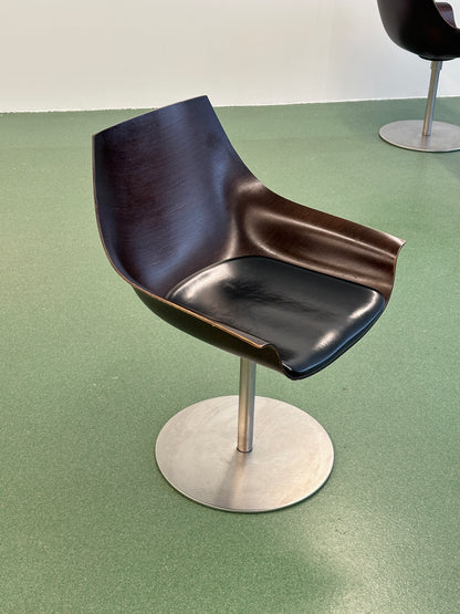 Set of Four Swivel Armchairs by Ostwald & Nolting, Italy