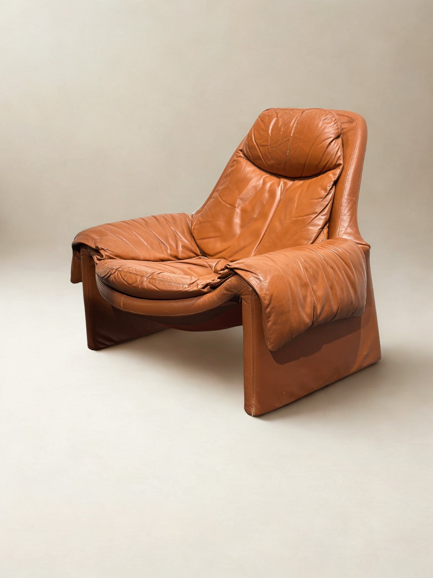 Vintage Saporiti P60 Lounge Chair by Vittorio Introini