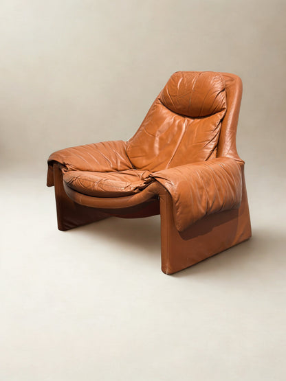 Vintage Saporiti P60 Lounge Chair by Vittorio Introini