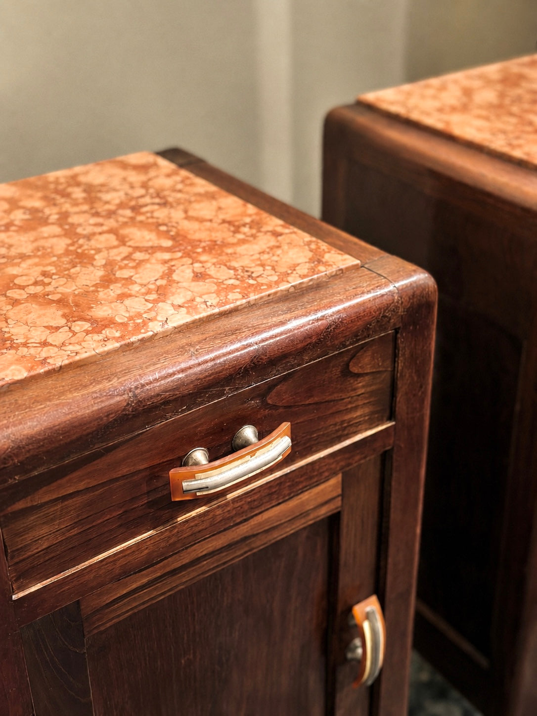Italian Art Deco Nightstands, Italy 1930’s