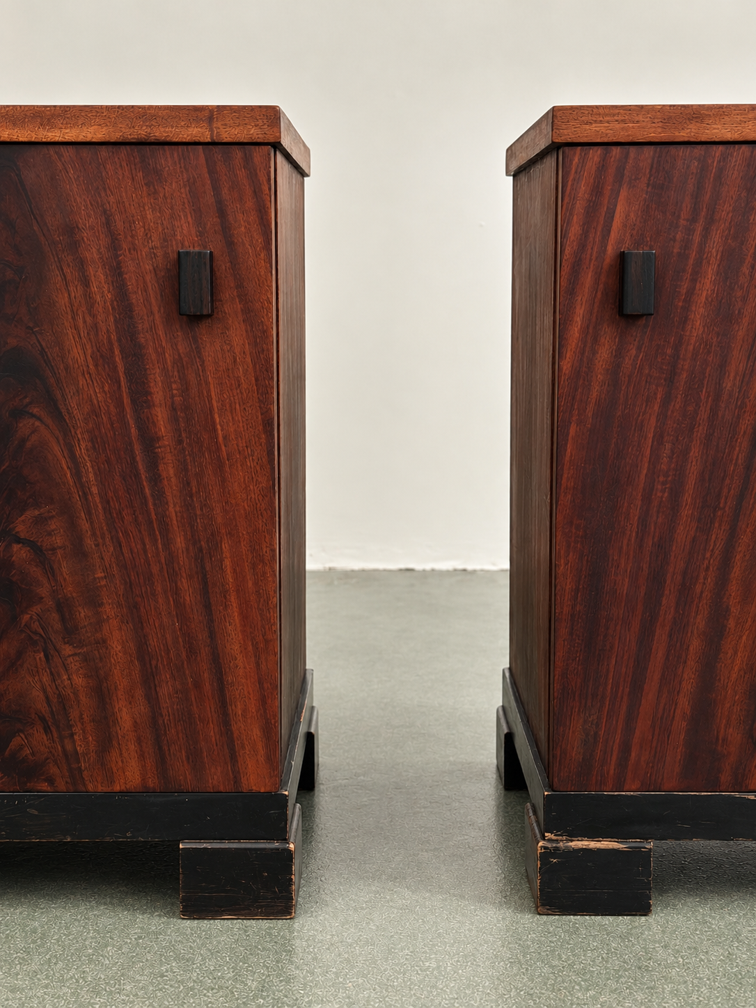 Pair of Amsterdam School Nightstands by Pander