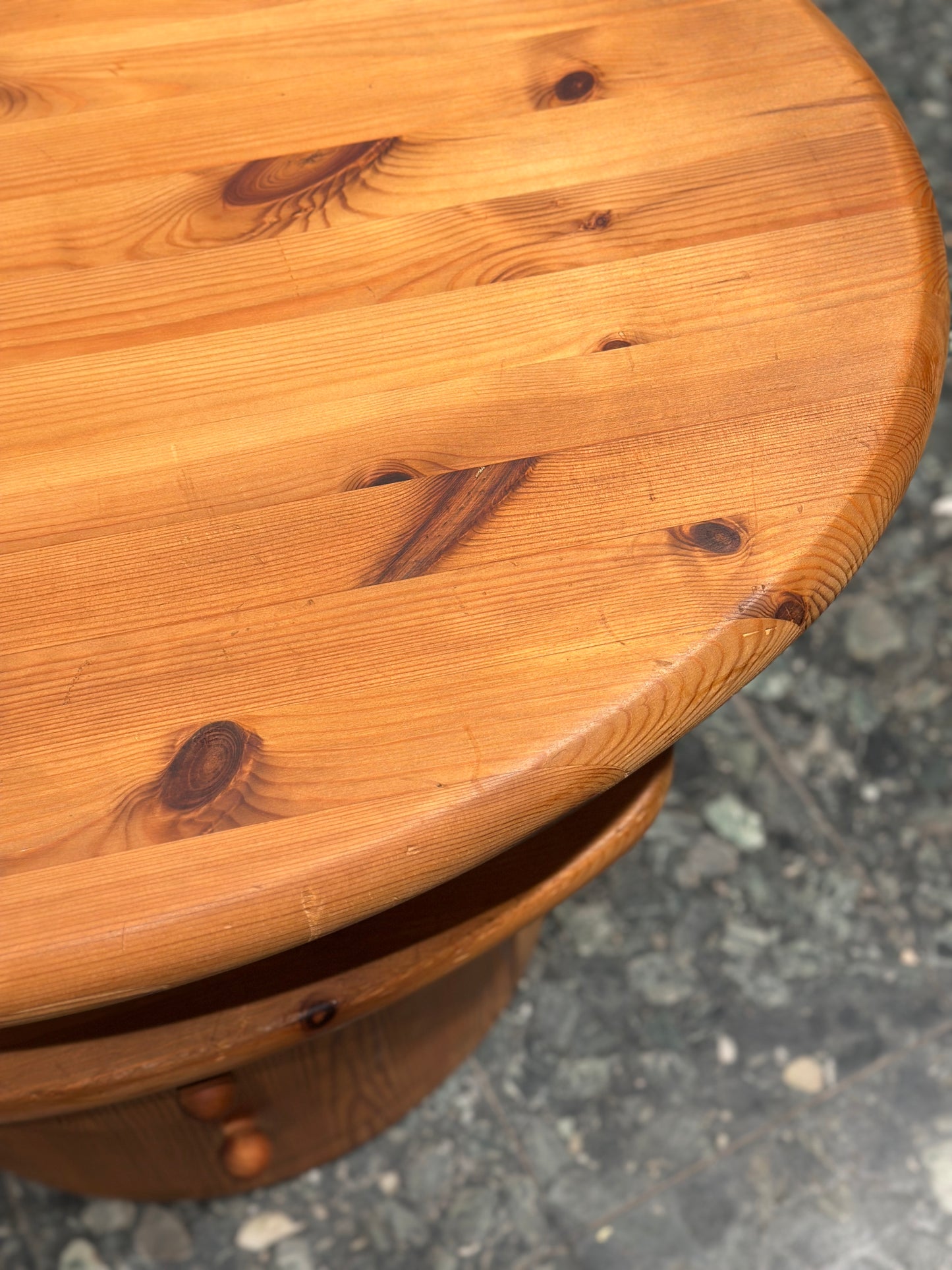 Pine Media Side Table