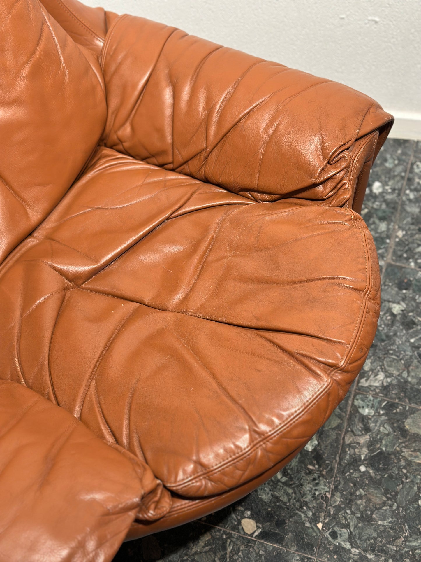 Vintage Saporiti P60 Lounge Chair by Vittorio Introini