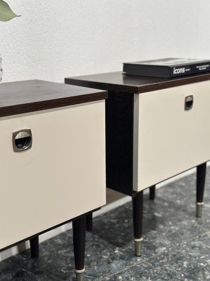 Set Vintage '70s Retro Nightstands - Lattico