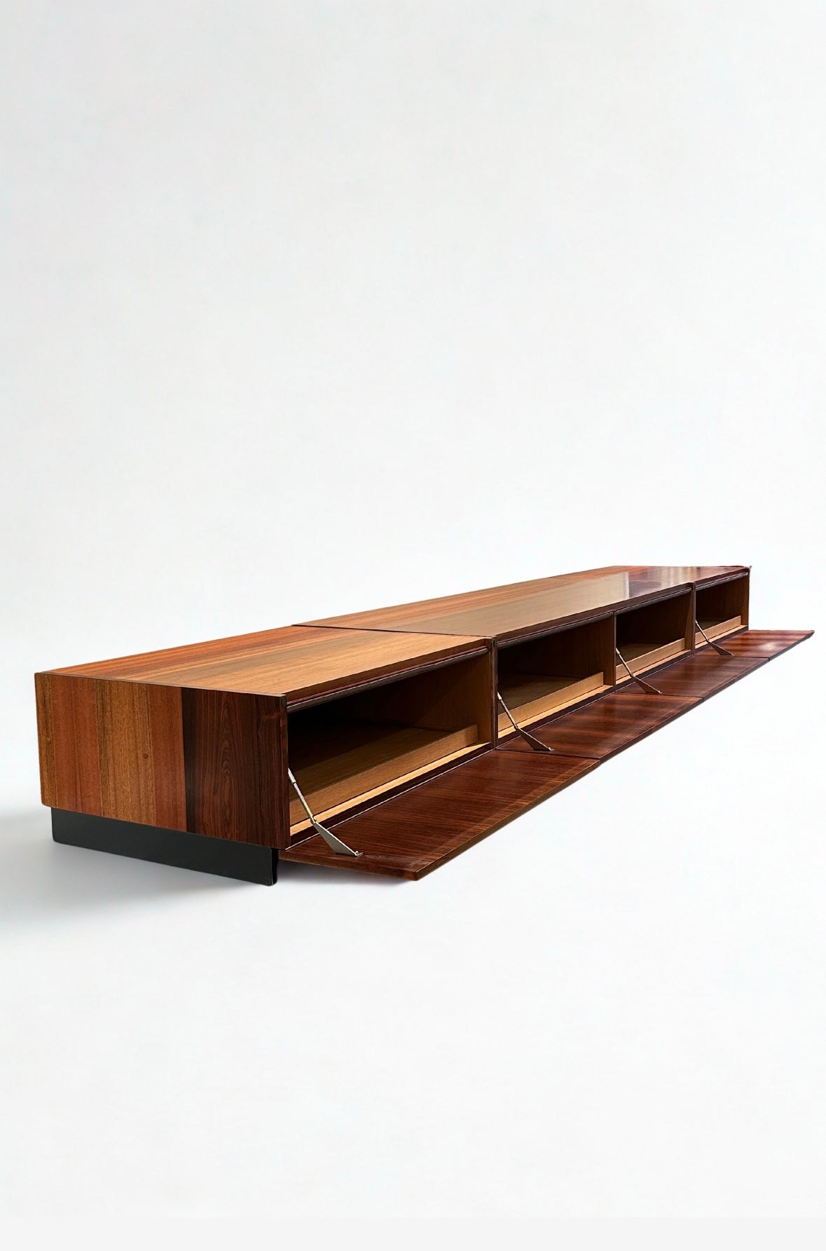 XXL Mid-Century Rosewood Lowboard – 360 cm