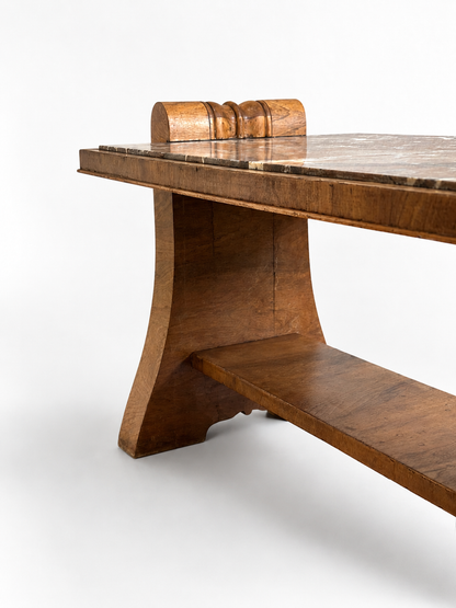 Art Deco Marble Coffee Table