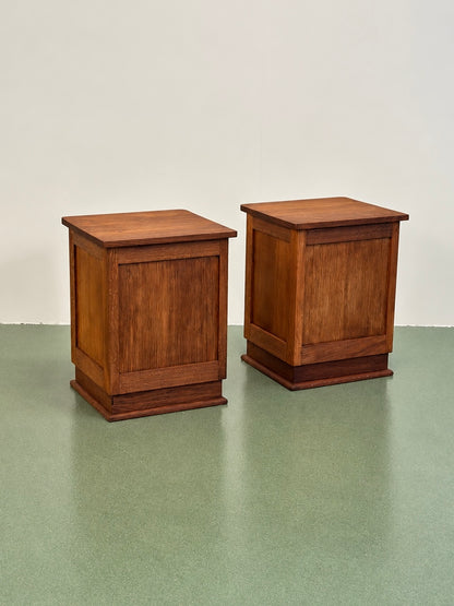 Pair of Dutch Art Deco Nighstands, 1930s