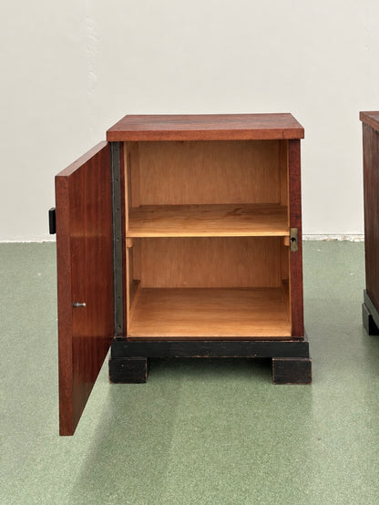 Pair of Amsterdam School Nightstands by Pander