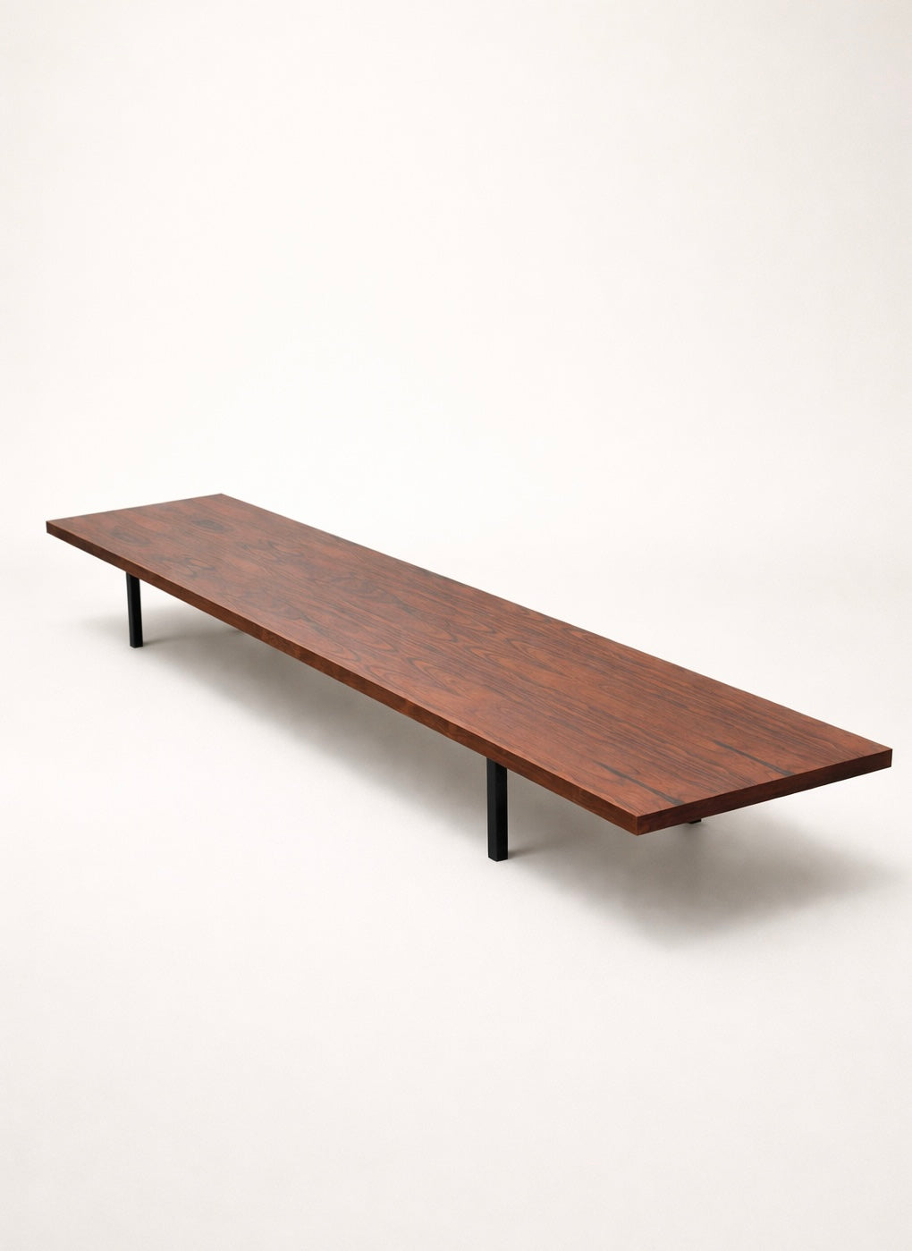 XL Rosewood Bench / Coffee Table – Mid-Century Modern