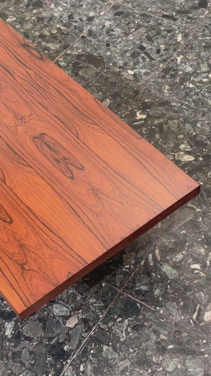 XL Rosewood Bench / Coffee Table – Mid-Century Modern