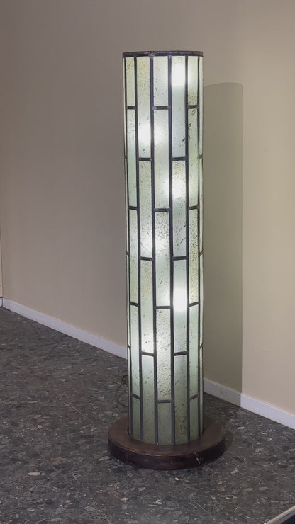 Architectural Stained Glass Floor Lamp